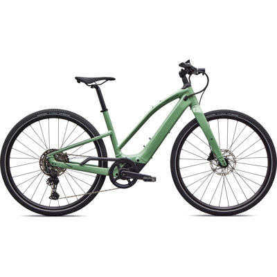 Specialized - Turbo Vado SL 2 4.0 Step - Through - Gloss Pistachio - L - Elcykel Specialized - Turbo Vado SL 2 4.0 Step - Through - Gloss Pistachio - L - Elcykel