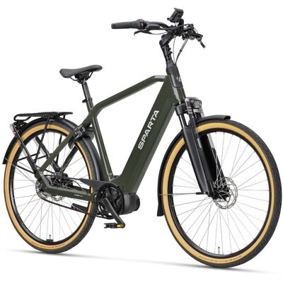 Sparta - d - Rule Energy M5tb Bes3 Flex Accu Herre 5 Grey Olive Gloss - 61 cm - Elcykel Sparta - d - Rule Energy M5tb Bes3 Flex Accu Herre 5 Grey Olive Gloss - 61 cm - Elcykel