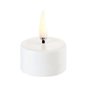 Uyuni - Fyrfadslys m/Batteri 4x2,1cm Nordic White Lighting