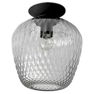 &Tradition - Blown Loftlampe SW5 Silver Lustre & Black