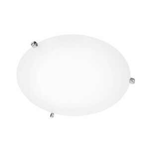 Konsthantverk - Ögla Loftlampe Ø45 Chrome/White