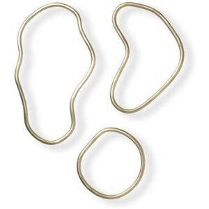 ferm LIVING - Pond Trivets Set of 3 Brass