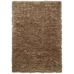 ferm LIVING - Meadow High Pile Rug L Dark Beige