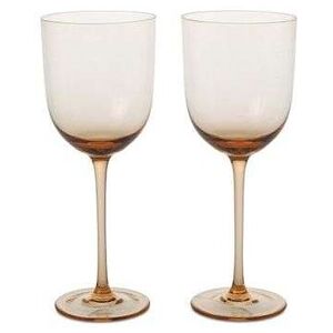 ferm LIVING - Host White Wine Glasses Set of 2 Blush