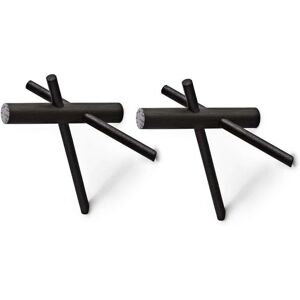 Normann Copenhagen Hooks 2 pcs. Black