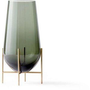 Audo Copenhagen - Echasse Vase Large Smoke/Brushed Brass