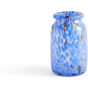 HAY - Splash Vase Roll Neck Medium Blue