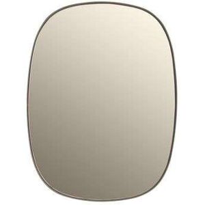 Muuto - Framed Mirror Small Taupe/Taupe Glass