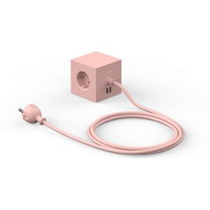 Avolt - Square 1 USB A & Magnet 1,8m Old Pink