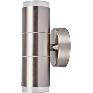 Lindby - Delina 2 Udendørs Væglampe Stainless Steel