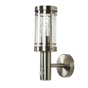 Lindby - Djori Udendørs Væglampe w/Sensor Steel