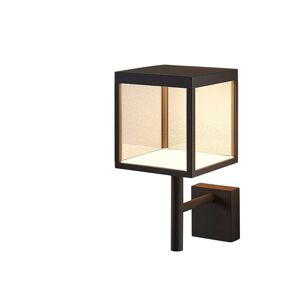 Lucande - Cube LED Udendørs Væglampe Graphite