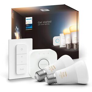 Philips Hue - White Amb. Starter Kit m/Bridge & Dimmer