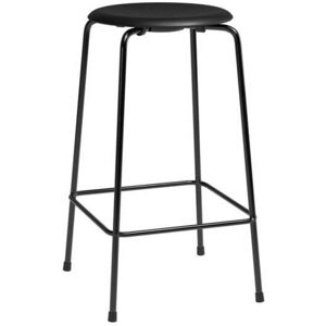 Fritz Hansen - High Dot™ Counter Stool 4-legs Intense leather Black