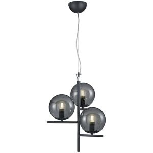 Lindby - Denva 3 Pendel Anthracite/Smoke