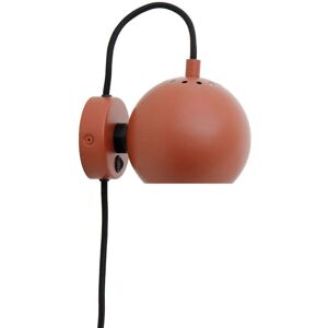 Frandsen - Ball Væglampe Matt Terracotta Red