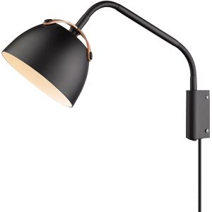 Halo Design - Oslo Væglampe Ø16 Black/Oak