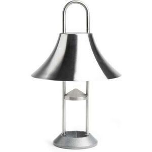 HAY - Mousqueton Portable Bordlampe Brushed Stainless Steel