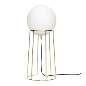 Hübsch - Balance Gulvlampe L Brass/White