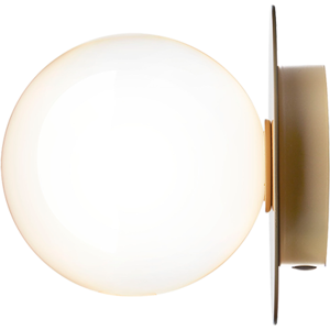 Nuura - Liila 1 Væglampe/Loftlampe Nordic Gold/Opal White