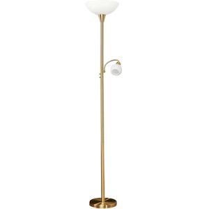 Lindby - Elaina Gulvlampe Brass/White