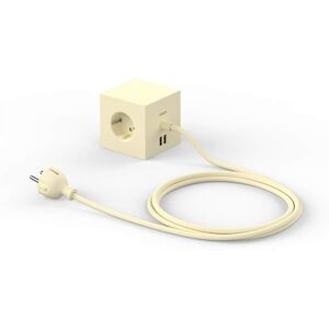 Avolt - Square 1 USB A & Magnet 1,8m Ice Yellow