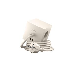 Avolt - Square 1 w/30W Dual USB-C & Magnet 1,8m Beige