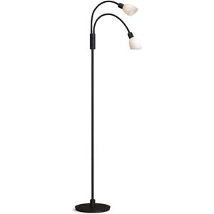 Herstal - Cut 2 Gulvlampe Black/Opal