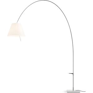 Luceplan - Lady Costanza Gulvlampe m/Dimmer Hvid/Alu