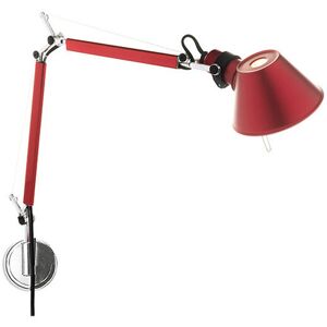 Artemide - Tolomeo MICRO Parete Væglampe Rød