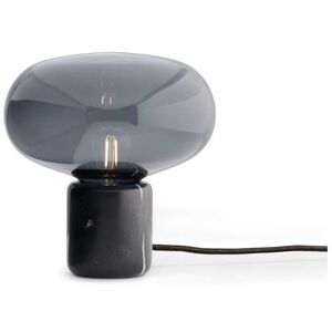 New Works - Karl-Johan Bordlampe Black Marquina/Smoked Glass