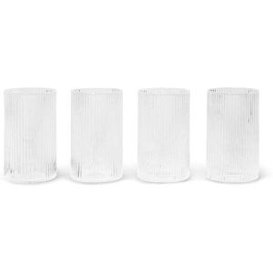 ferm LIVING - Ripple Verrines Set of 4 Clear