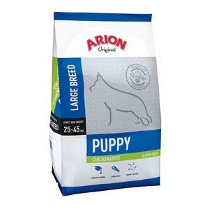 Natural Brande Leverandør Arion puppy large kylling&ris 12 kg, voksenvægt 25+kg