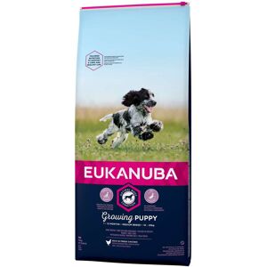 Eldorado Leverandør Eukanuba puppy M kylling&ris 12kg, til voksenvægt 10-25kg