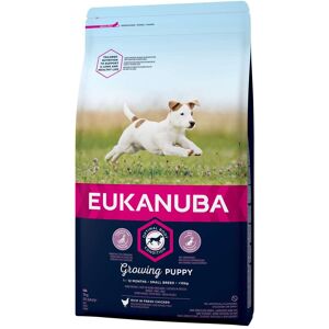 Eldorado Leverandør Eukanuba puppy small kylling&ris 3kg, voksenvægt 0-10kg