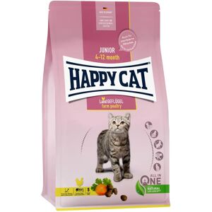 Happy dog og Cat Leverandør Happy Cat Junior Fjerkræ 4 kg Killingefoder