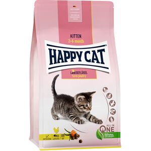 Happy dog og Cat Leverandør Happy Cat Kitten Fjerkræ 4 kg Killingefoder