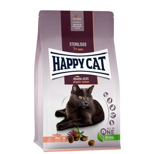 Happy dog og Cat Leverandør Happy Cat Sterilised Adult Laks 10 kg Kattefoder