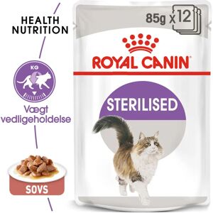 Royal canin Leverandør Royal Canin Sterilised Gravy Adult Vådfoder til kat 12x85g