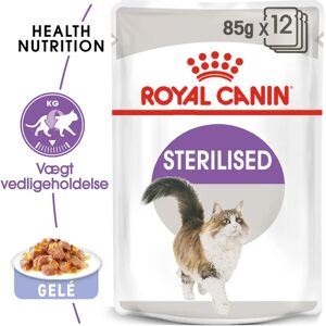 Royal canin Leverandør Royal Canin Sterilised Jelly Adult Vådfoder til kat 12x85g