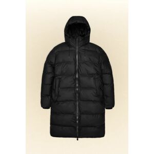 Rains Alta Long Puffer Jacket - Black Black XL
