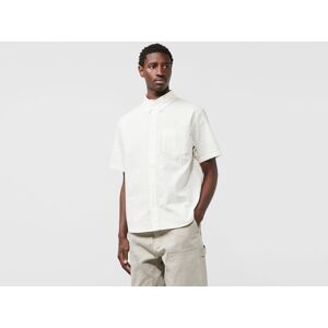 Nike Life Seersucker Short Sleeve Shirt, Ecru  L