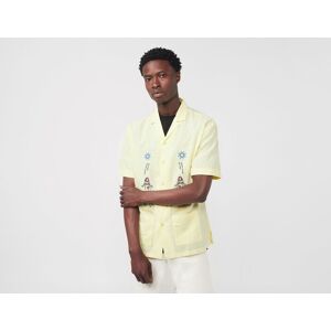 Pas de Mer Postcard Shirt, Yellow  S