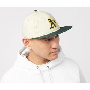 New Era Oakland Athletics Denim Retro Crown Cap, White  One Size