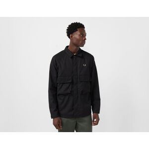 Fred Perry Utility Overshirt, Black  M