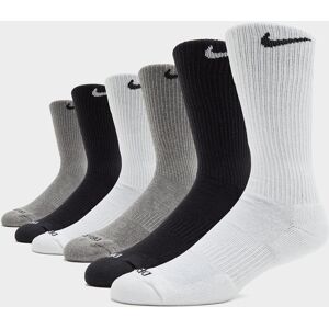 Nike 6 Pack Cushioned Crew Socks, Multi  L