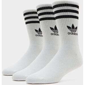 adidas Originals 3-Pack Socks, White  M