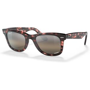 Ray-Ban 0RB2140 - Firkantede Rosa Polariserede og Spejlvendte Linser