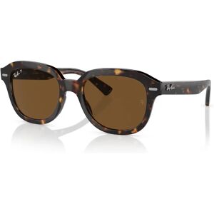 Ray-Ban 0RB4398 - Firkantede Skildpadde Polariserede Linser