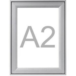 Plakatramme / Snapramme A2 Premium, aluminium, 2-pak